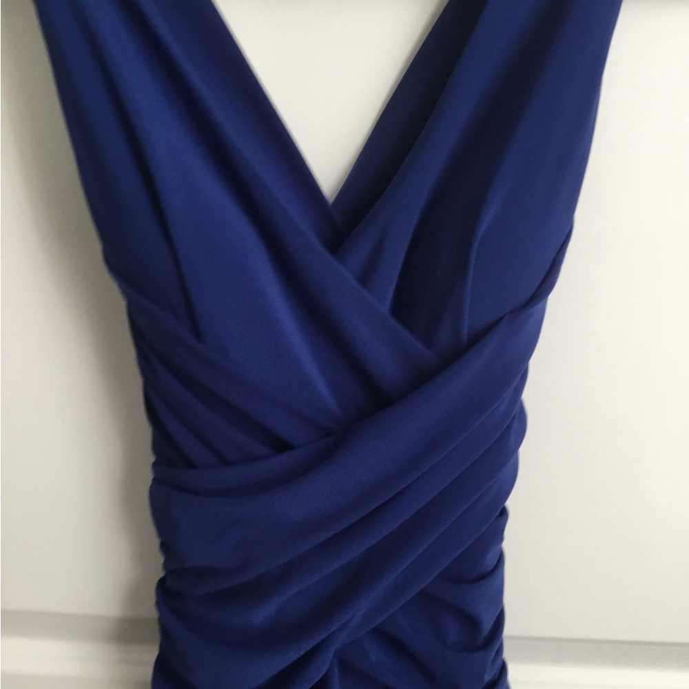 Blue long dress
